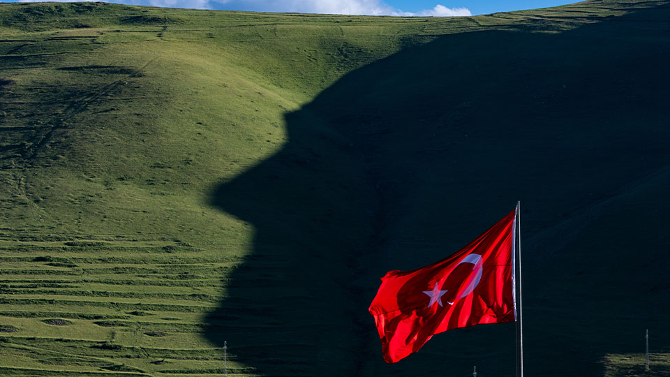 Ardahan'da 'Atatürk silüeti'nin oluşumu görüntülendi