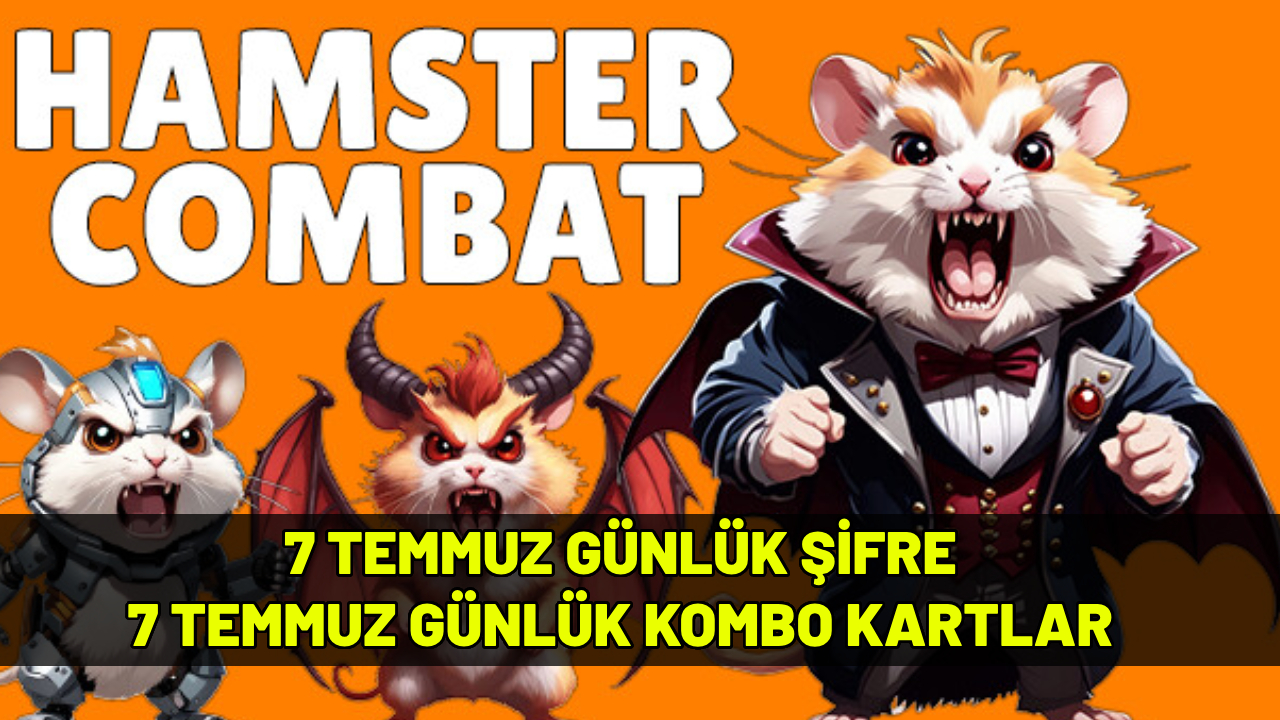 HAMSTER KOMBAT 7 TEMMUZ GÜNLÜK ŞİFRE? Hamster Kombat bugünkü (7 Temmuz 2024) şifre nedir?