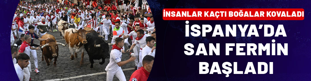 İspanya'nın ünlü festivali San Fermin başladı