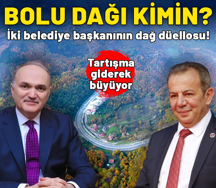 Faruk Özlü ve Tanju Özcan arasında Bolu Dağı tartışması! İki belediye başkanı birbirine girdi