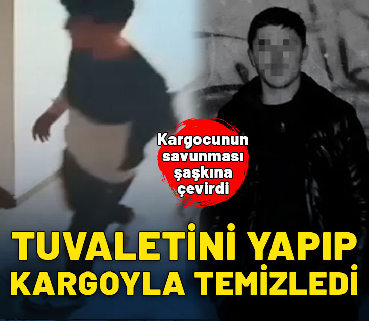 Tuvaletini yapıp kargoya sildi! Kargocunun pişkin savunması şaşkına çevirdi