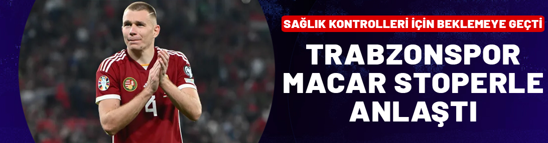 Trabzonspor, Attila Szalai transferini bitirdi