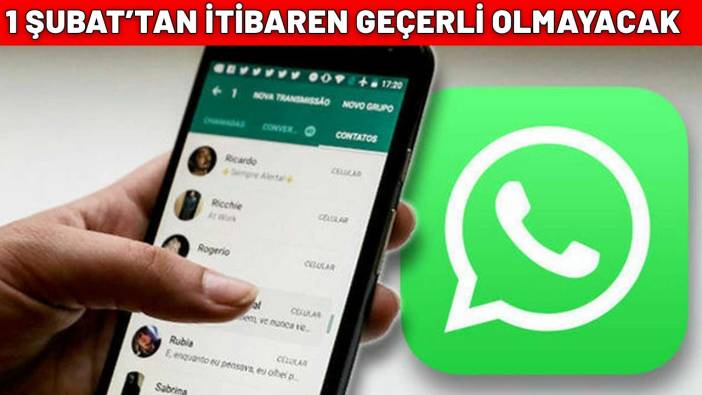 WHATSAPP'I OLANLAR DİKKAT: 1 Şubat'tan sonra kullanamayabilirsiniz!