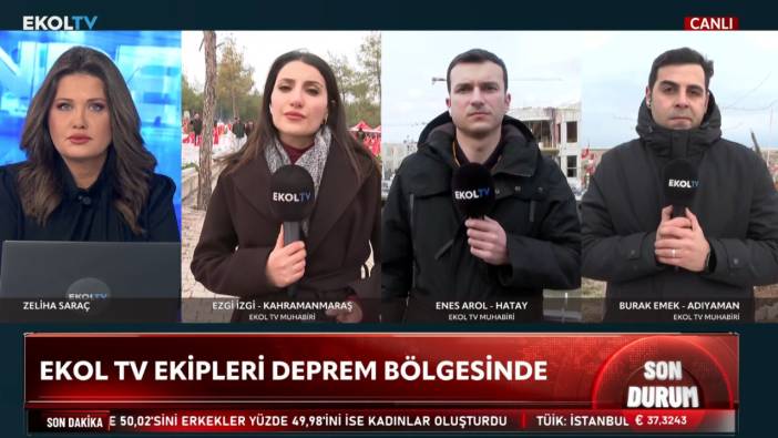 Ekol TV ekipleri deprem bölgesinde: Sesimi duyan var mı?