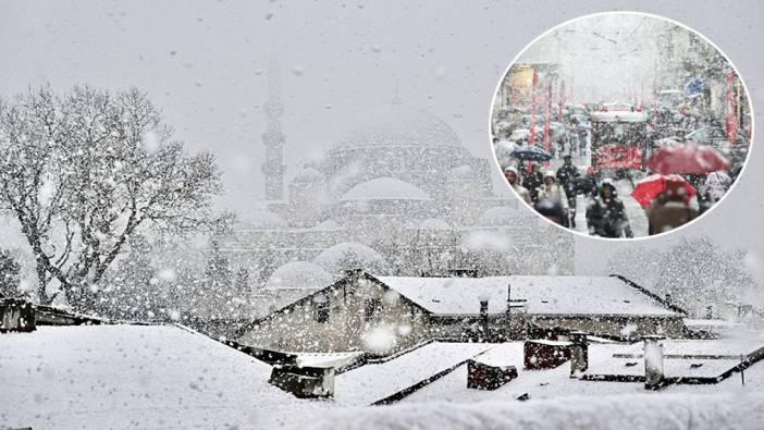 İstanbul beyaza büründü: 3 gün aralıksız kar yağacak