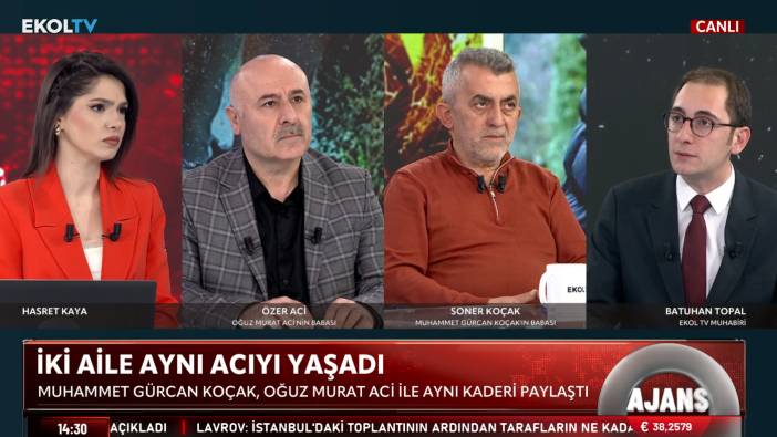 İki aile ortak acı! Evlatlarını kaybeden aileler Ekol TV'de buluştu: Oğlumun dinlediği o son şarkıyı dinleyemedim