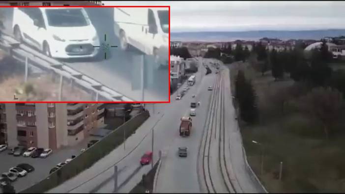 Trafik magandalarına helikopter ve drone ile müdahale: 33 bin araç ve sürücüye işlem yapıldı