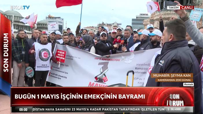 Taksim'de bulunan Atatürk Anıtı'na çelenk bırakıldı
