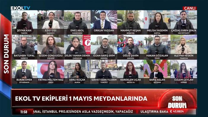 Bursa, Batman, Antalya, Edirne, Ordu, Tunceli! Ekol TV ekipleri Türkiye'nin dört bir yanında