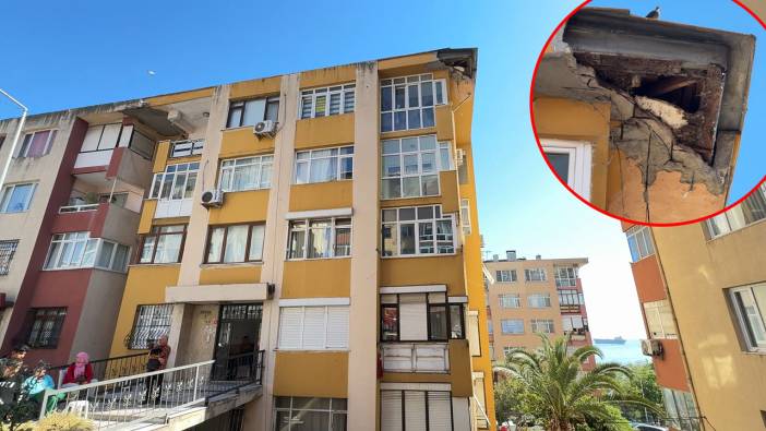 Deprem olmadan dökülmeye başladı! İstanbul Avcılar'da 7 katlı binada korkutan olay: Parçaları döküldü