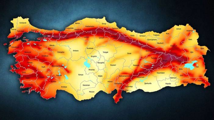 AFAD'dan 'Türkiye Deprem Tehlike Haritası' açıklaması!