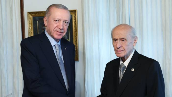 Cumhurbaşkanı Erdoğan, MHP lideri Bahçeli'yi ziyaret etti