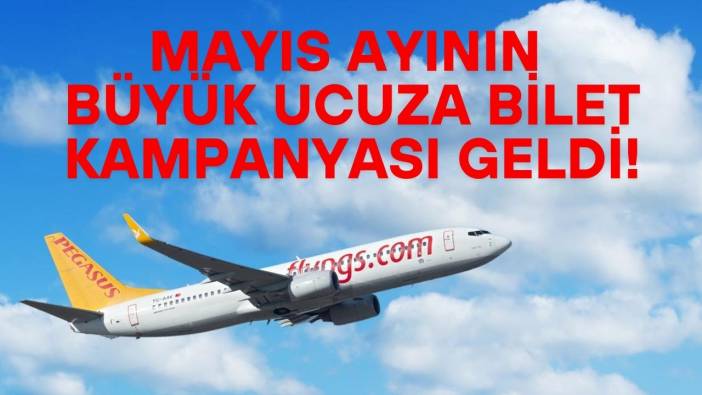 UCUZA UÇAK BİLETİ ARAYANLAR HEMEN BAKSIN: Pegasus %40 indirim kampanyası başlattı!