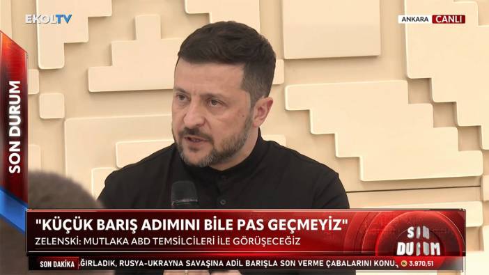 Zelenski: Heyetimiz İstanbul'a gidecek