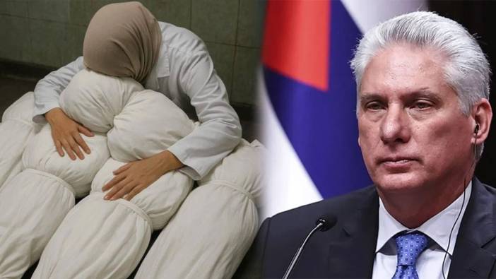 Bu soykırımı daha ne kadar sürdürecekler? Küba Devlet Başkanı 9 çocuğunu kaybeden Filistinlinin fotoğrafını paylaştı