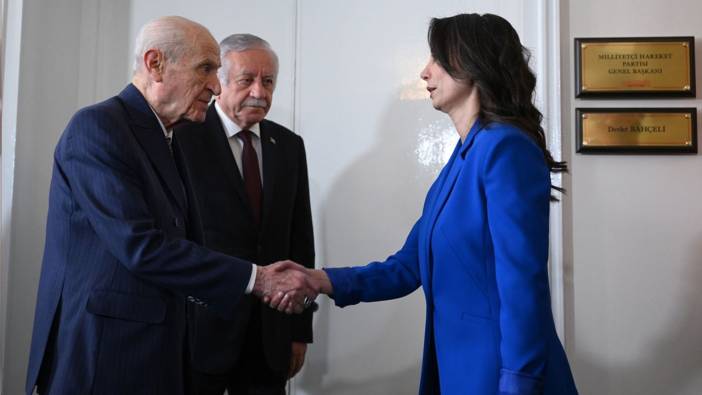 DEM Parti'den MHP'ye ziyaret: Heyeti Devlet Bahçeli karşıladı!