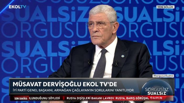 Müsavat Dervişoğlu Ekol TV’de açıkladı! "Türkiye için tehlikeli olacak"