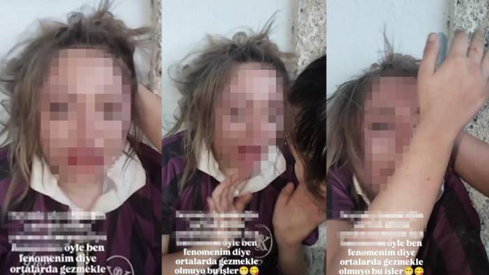 Genç kızı dövdükleri yetmedi bir de sosyal medyada paylaştılar!