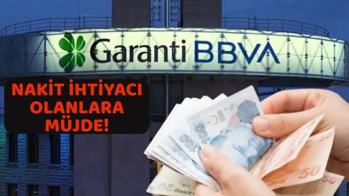 20 BİN TL ANINDA HESABINIZA GEÇECEK: Garanti BBVA'dan mest edecek hamle geldi!