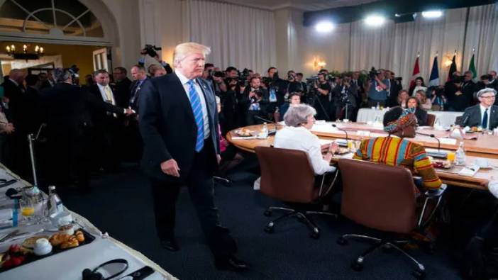 G7 zirvesinde kriz iddiası! Trump bildiriyi imzalamadı