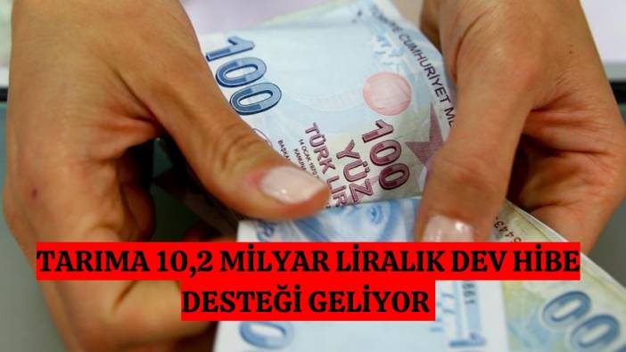 Çiftçiyi sevindiren haber: Tarıma dev destek geliyor! 10,2 milyar liralık hibe verilecek
