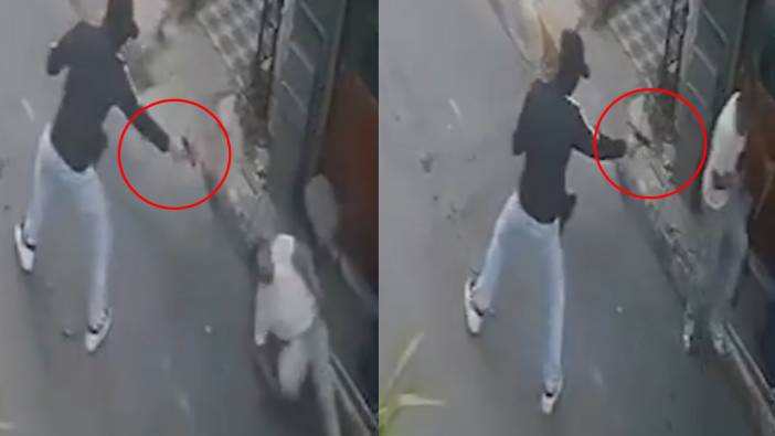 Kahvehane önünde kanlı pusu! Art arta silahını ateşledi