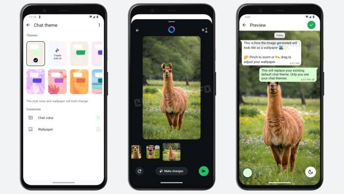 WhatsApp’ta devrim gibi özellik: Yapay zekayla kişiselleştirilmiş duvar kağıtları geliyor