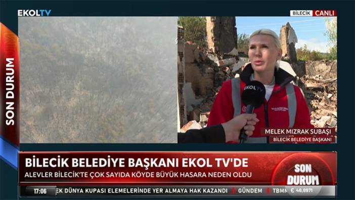 Bilecik Belediye Başkanı Ekol TV’de: Köylerde maddi hasar çok büyük