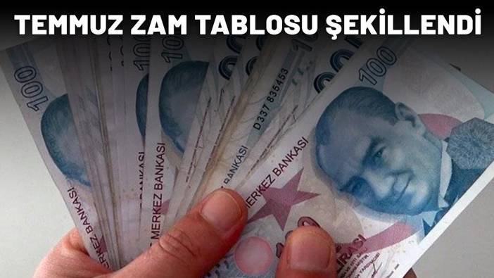 TEMMUZ ZAM TABLOSU ŞEKİLLENDİ: Emeklinin alacağı zam ortaya çıktı! İşte güncel maaşlar
