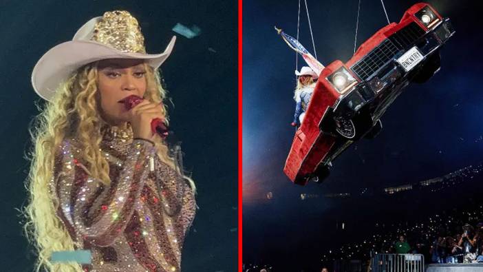 Az kalsın seyircilerin üstüne düşüyordu: Beyonce konserinde felaketin eşiğinden dönüldü!