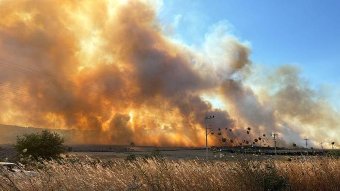 Seferihisar’da bir yangın daha: TOKİ konutları tahliye edildi