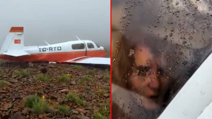 Dünya turuna çıkan pilot ölmüştü: Uçağa ilk ulaşıldığı anların görüntüsü ortaya çıktı