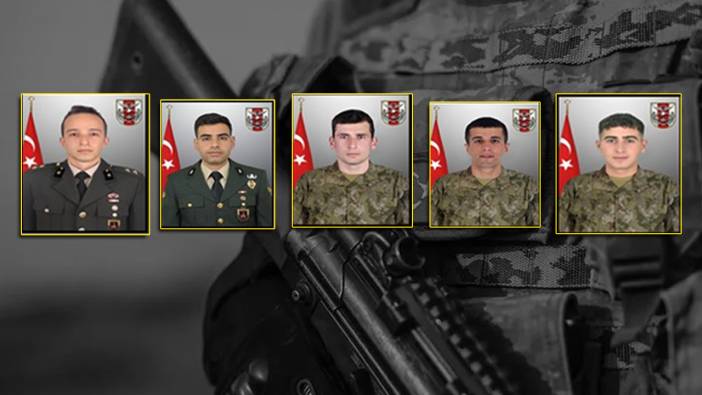 Şehitlerimizin kimlikleri belli oldu!