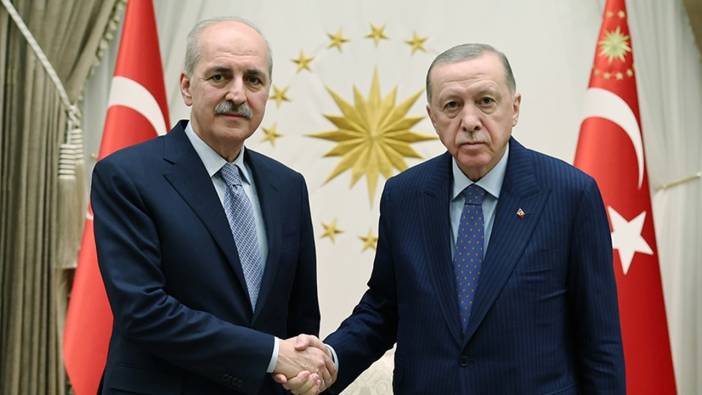 Erdoğan TBMM Başkanı Kurtulmuş'u kabul etti!