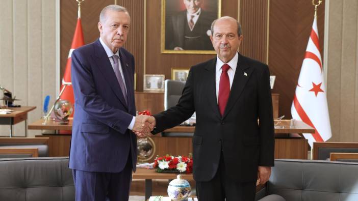 Erdoğan ve Tatar'dan KKTC'de kritik görüşme!