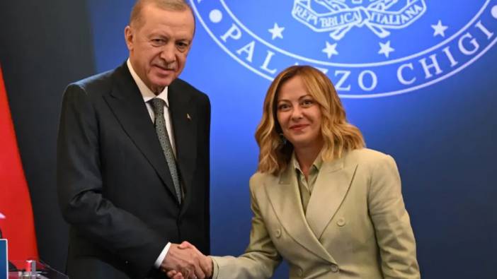 Cumhurbaşkanı Erdoğan Meloni ve Dibeybe'yi kabul etti