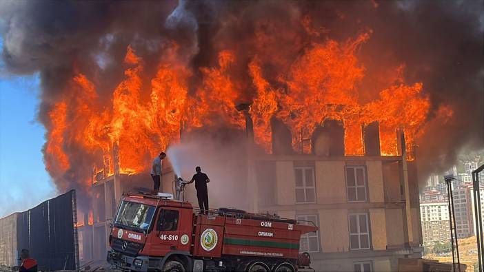 Kahramanmaraş'ta korkutan yangın! Dumanlar gökyüzünü kapladı