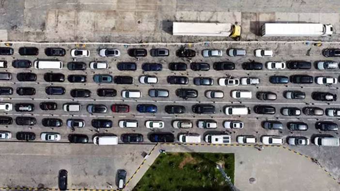 Kapıkule'de gurbetçi yoğunluğu: 1 milyondan fazla gurbetçi ülkeden çıkış yaptı!