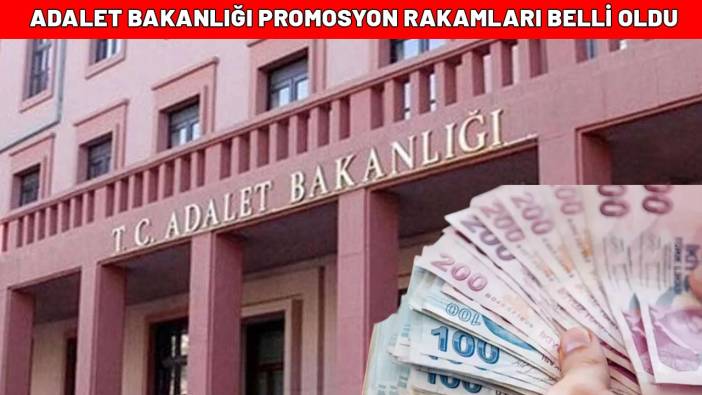 Adalet Bakanlığı'nın banka promosyonu açıklandı|Memur banka promosyonları ne kadar oldu?