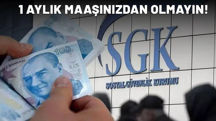 SGK uzmanından kritik uyarı! Bunu yaparsanız 1 aylık maaşınızdan olabilirsiniz