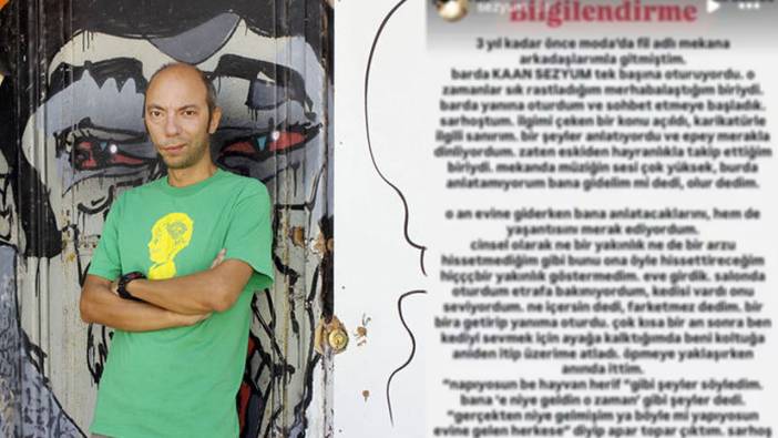 Ünlü komedyen Kaan Sezyum taciz iddiasını kabul etti: Özür dilerim