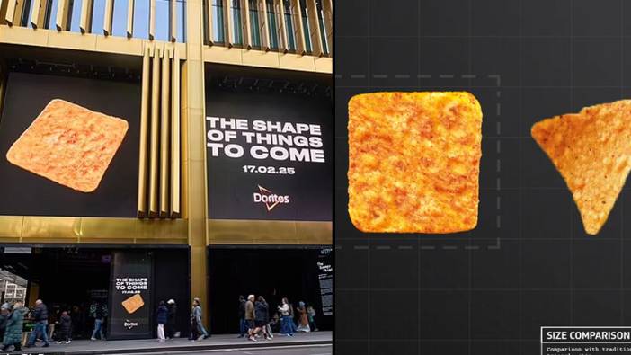 Şirketin sözcüsü Nicholas doğruladı: Doritos artık resmen kare üretilecek!