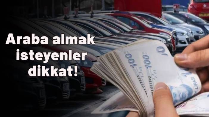 Araba almak isteyenler dikkat! Taşıt kredisi faiz belli oldu: İşte yıl yıl geri ödeme tablosu