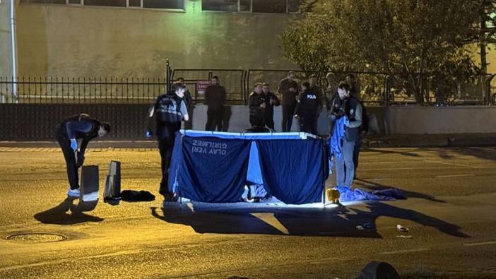 Cadde ortasında kanlı pusu! Polis yelekli kişiye silahlı saldırı