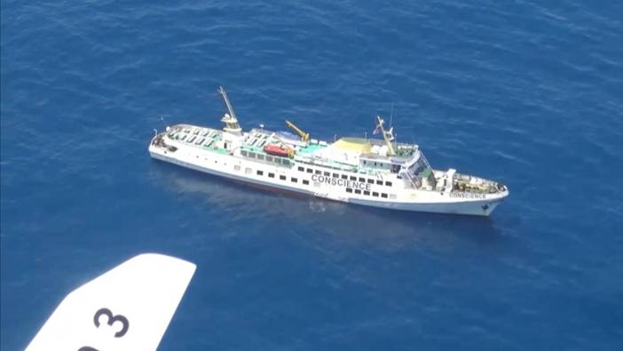 Vicdan Gemisi Gazze yolunda! Gemideki aktivist Akdağ: İsrail droneları tarafından izleniyoruz