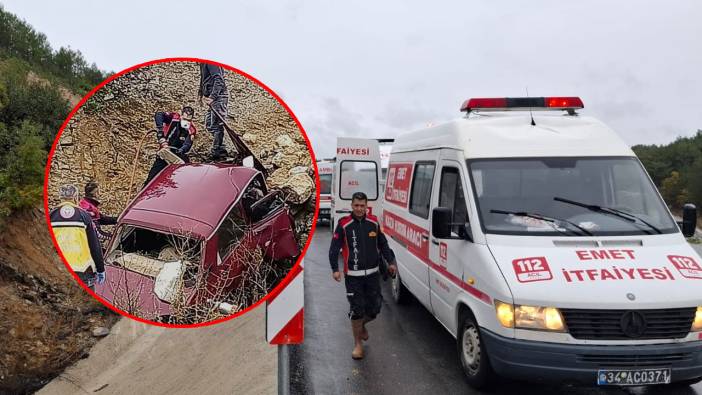 Kayganlaşan yolda feci kaza! Karı koca hayatını kaybetti