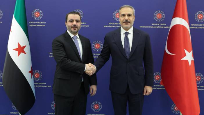 Bakan Fidan, Suriyeli mevkidaşı Şeybani’yi Ankara’da ağırladı!