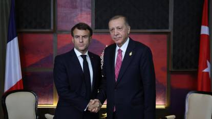 Gündem Suriye! Cumhurbaşkanı Erdoğan, Macron ile görüştü