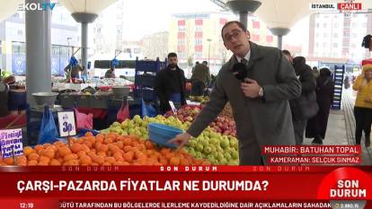 Asgari ücret zammı pazar etiketlerine yansıdı mı? Fiyatları Ekol TV muhabiri Batuhan Topal aktardı