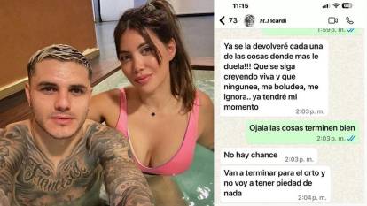 Wanda Nara ve Icardi cephesinde sular durulmuyor! Yeni WhatsApp yazışmaları ortaya çıktı